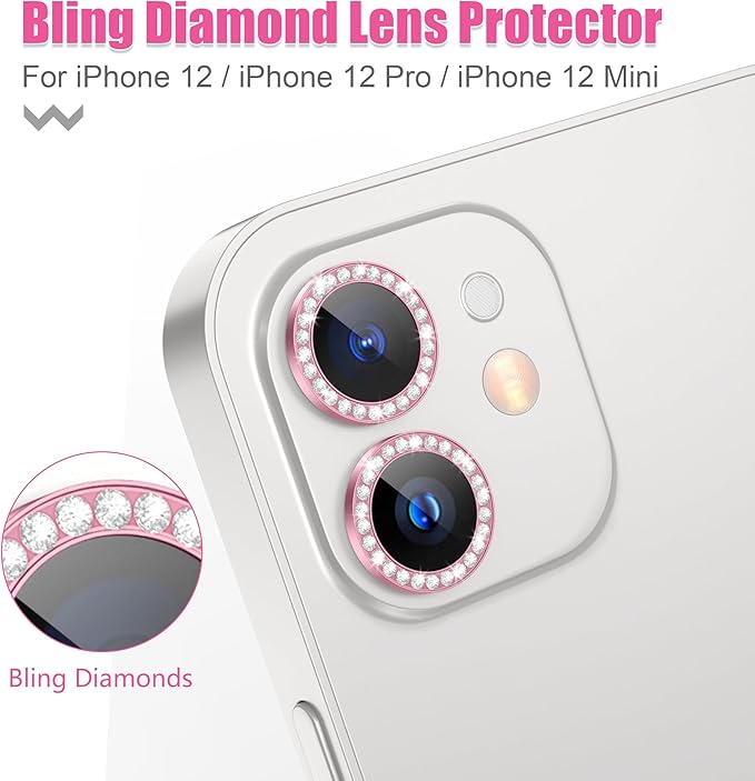 AGVEE 3+3 6 Pack for iPhone 12 Pro/12/12 Mini/11 Pro Max/11 Pro/11 Camera Lens - Image 4