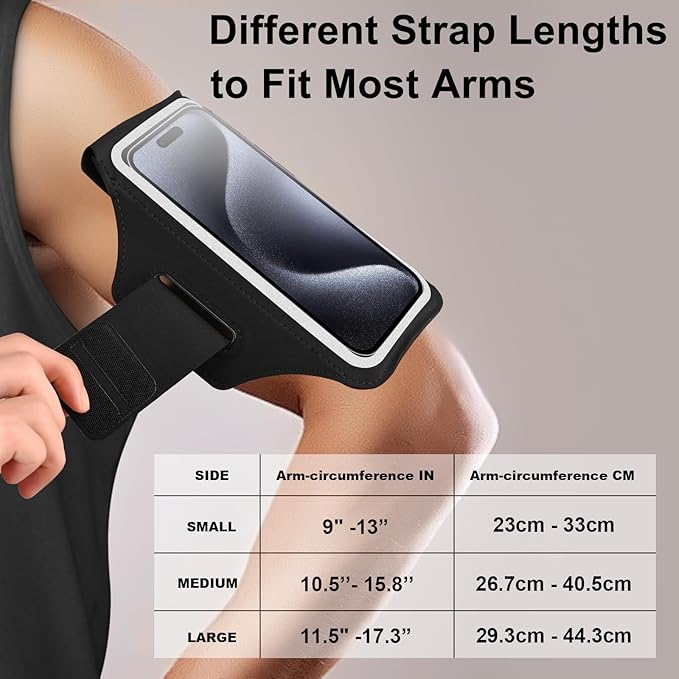 Running Armband with Earphone Bag Cell Phone Armband - Image 5