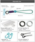 Cell Phone Lanyard Wrist Strap, Key Lanyard - Image 4