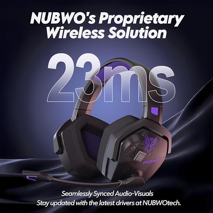 NUBWO G06 Dual Wireless Gaming Headset - Image 3