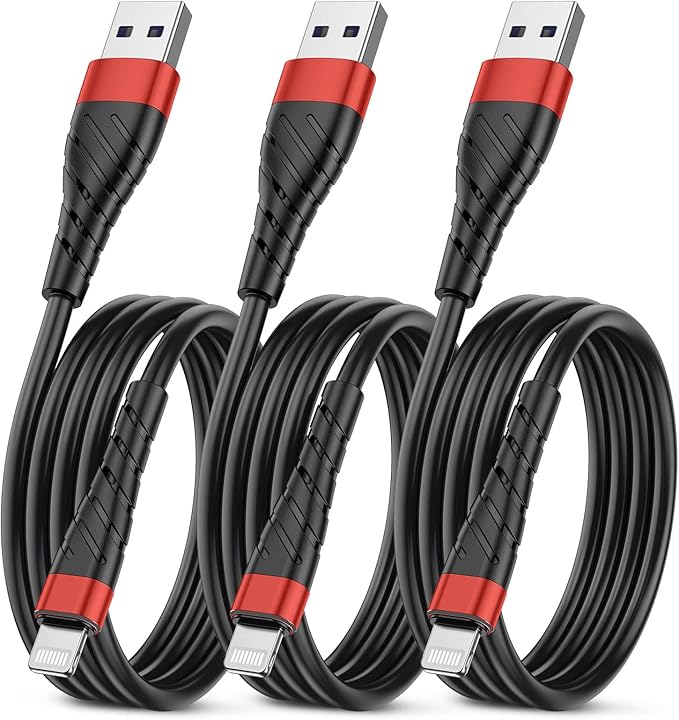 OIITH MFi Certified for iPhone Charger Cable 3 Pack 3 Ft, for Lightning by OIITH