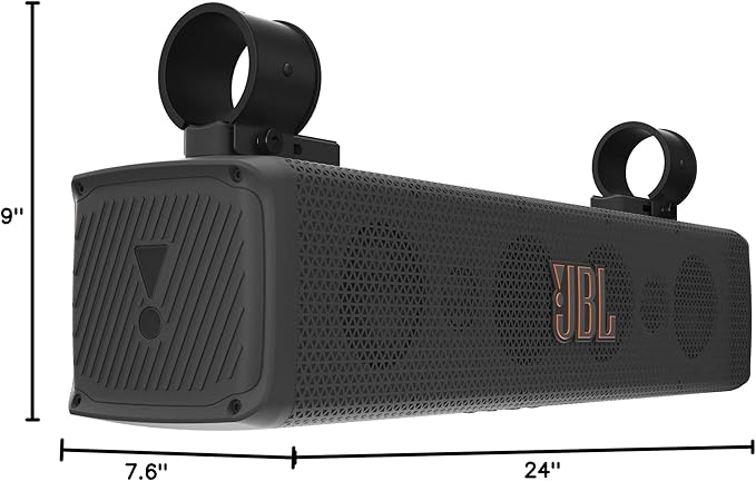 JBL RallyBar S - 21" Bluetooth Universal Outdoor Vehicle Soundbar - Image 12