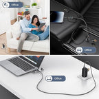 USB C to Multi Charging Cable, USAMS 100W 6.6FT 5A Type C to Type C Fast - Image 8