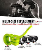 Mini Barbell Clips 1 inch I Multi-Size Adjustable Barbell Collar I 1 inch - Image 2