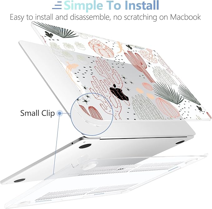 MEEgoodo for M4/M3/M2 MacBook Air 15.3 inch Case 2025 2024 2023, Case Fit Model - Image 4