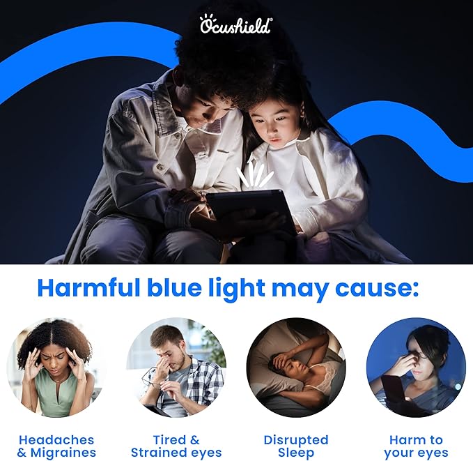 Ocushield Anti Blue Light Tempered Glass Screen Protector - Image 4