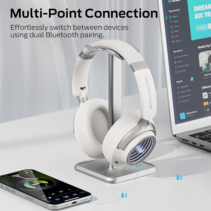 Monster Persona 4th ANC Active Noise Canceling Headphones, Wireless Bluetooth - Image 8