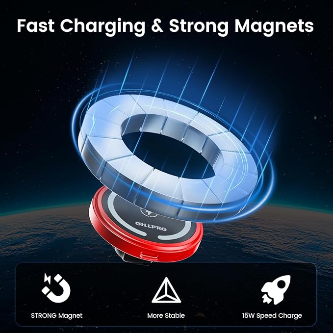 OHLPRO 15W Mag Car Mount Charger - Image 2