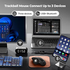seenda Wireless Trackball Mouse Ergonomic - Image 3