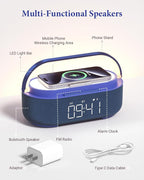 COLSUR 6-in-1 Bluetooth Speaker Alarm Clock - Image 5
