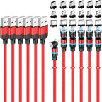 Magnetic Charging Cable 540° Rotation 3A Fast Charging Data Sync 3 in 1 by Losuesme