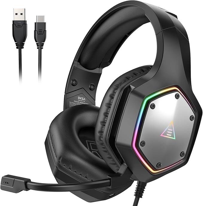 EKSA E1000 V2 Gaming Headset, PC Headset by EKSA
