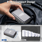 500W USB C Fast Charger Block, 8 Port Charging Station, GaN Ⅲ Multi Port - Image 4