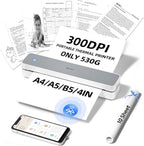 iDPRT MT610 Pro Portable Thermal Printer, 300DPI HD Mobile-Travel-Printers by iDPRT