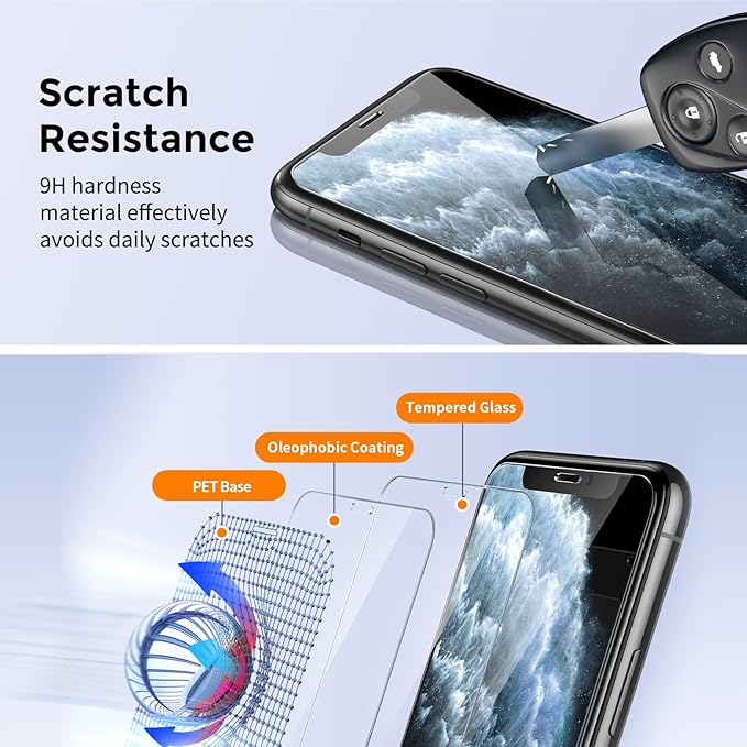 UNBREAKcable Screen Protector for iPhone XS Max and iPhone 11 Pro Max 2 Pack - Image 2