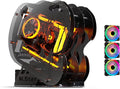 MegaPC Upgraded Open-Frame Mid-Tower Micro-ATX/Mini-ITX Gaming PC Case by MegaPC