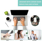 Mouse Pad with Wrist Support, Ergonomic Mouse Pad with Memory Foam Wrist Rest - Image 5