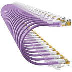 Cat6a Patch Cables 3ft Slim, Cat6 Ethernet Patch Cable Pure Copper, Flexible by 10Gsupxsel