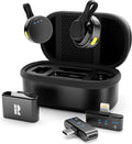 Wireless Mini Microphone for Camera/iPhone/Android/iPad/Laptop, Lav Mic by Rythflo