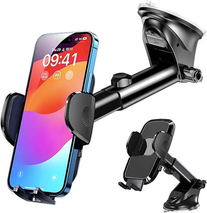 Phone Holders for Your Car, 2025 New Car Phone Holder Cell Smartphone Mount by NO1StrongestCarPhoneMount