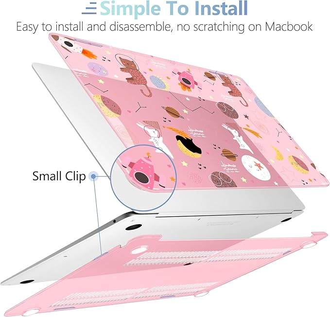 MEEgoodo for MacBook Air 13 inch Case 2021 2020 2019 2018 Released A2337 M1 - Image 4