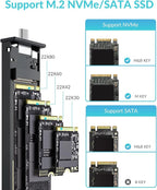 PHIXERO 10Gbps SSD Enclosure, Tool-Free and Wireless. Compactible - Image 7