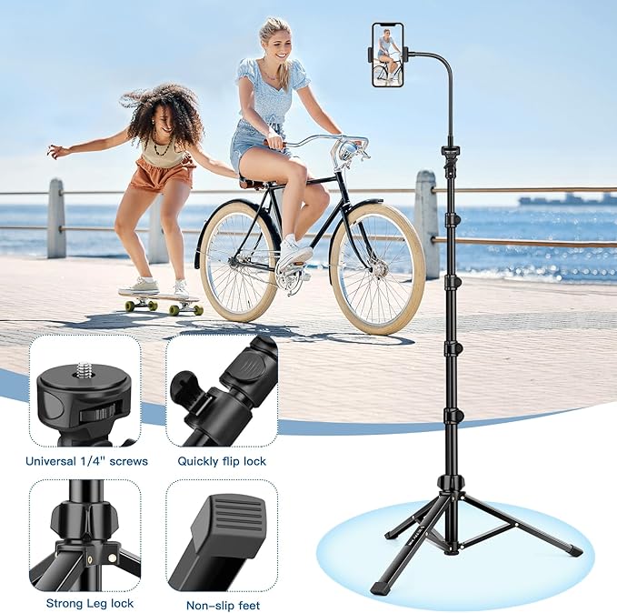 Phone Tripod Stand, Flexible Portable Phone Stand - Image 6