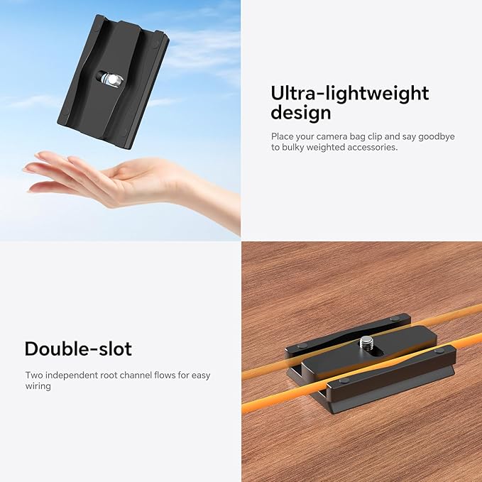 Camera Cable Lock Clamp, DSLR Camera Digital USB Cable Lock Clip Clamp HDMI - Image 6