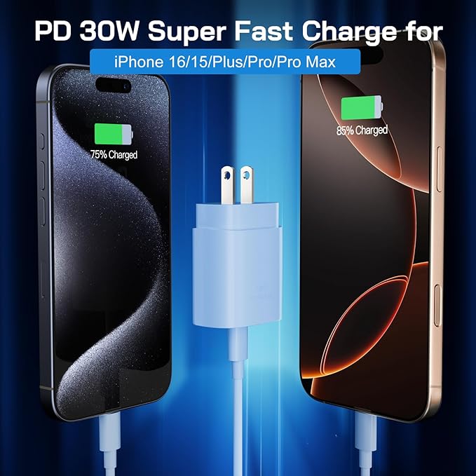 30W USB C i Phone 16 15 Charger Fast Charging, iPad Pro - Image 2