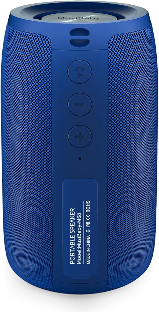 Bluetooth Speaker, MusiBaby Wireless, Waterproof, Portable Speaker, Dual Pairing by onthegomusicbaby