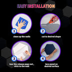 Mollywell Hexagon Acoustic Panels, High Density, Soundproofing, Decorative - Image 7