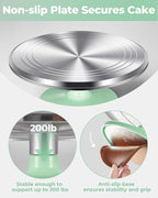 Kootek Aluminium Alloy Revolving Cake Stand 12 Inch Rotating Cake Turntable - Image 5