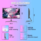 SANSUI 27 Inch WQHD 1440p Gaming Monitor 240hz up to 260hz-Fast IPS 1ms - Image 8