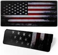 Gaming Mouse Pad American Flag Mouse Mat Non-Slip Rubber Carpet Pad by Brecoy