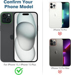 AGVEE 3+3 6 Pack for iPhone 15 6.1" / 15 Plus 6.7" Camera Lens Cover Protector - Image 2