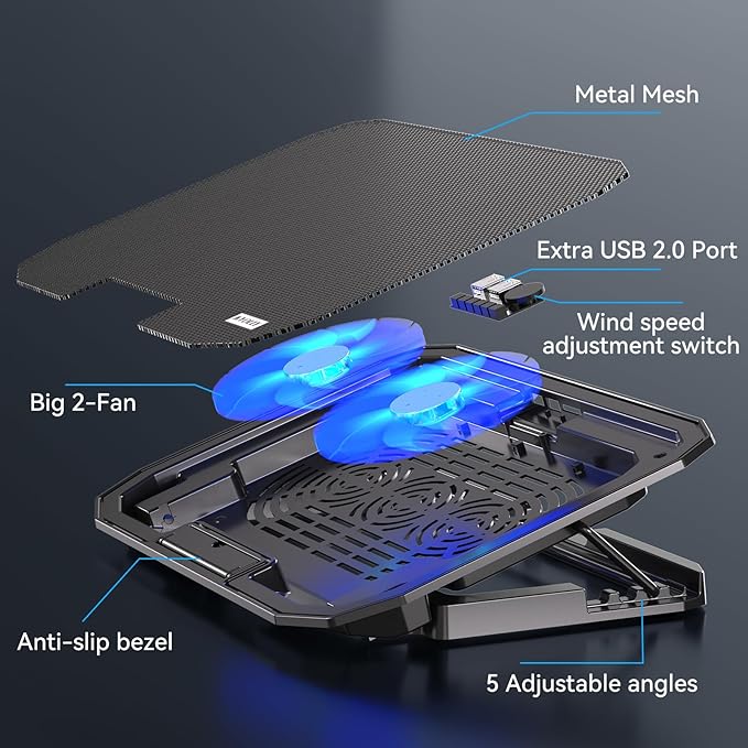 KYOLLY Ultra Slim Laptop Cooling Pad - Image 2