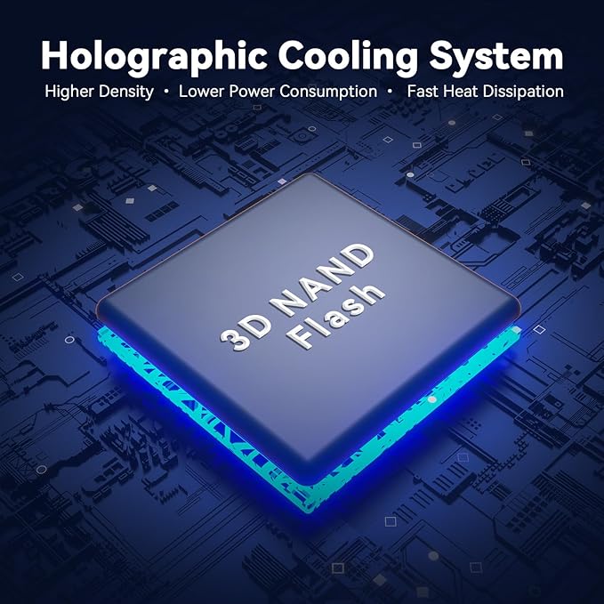 KingSpec OneBoom X400 4TB M.2 SSD Gen4 7300MB/s, TLC 3D NAND Internal NVMe SSD - Image 3