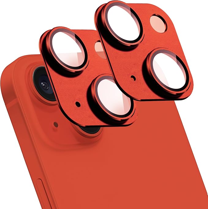 2 Pack Camera Lens Protector for iPhone 14 / iPhone 14 Plus, AR Tempered Glass by SHANG+PIN+JIA