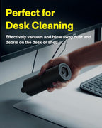 HOTO Handheld Vacuum Cleaner Cordless, Desk Vacuum Cleaner Compressed Electric - Image 8
