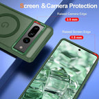 Magnetic for Google Pixel 7 Pro Case, Shockproof Slim Translucent Matte - Image 3