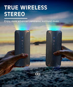 Ortizan Bluetooth Speaker, IPX7 Waterproof, Portable Speakers - Image 7