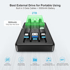 ySky 2TB External Hard Drive for iPhone & iPad, Windows Computer, USB C Android - Image 4