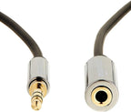 Amazon Basics 3.5mm Aux Jack Audio Extension Cable, Male to Female, Adapter - Image 2