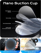 Car Phone Holder for Magsafe, Ultra Magnetic and Strong Suction 360° Adjustable - Image 7