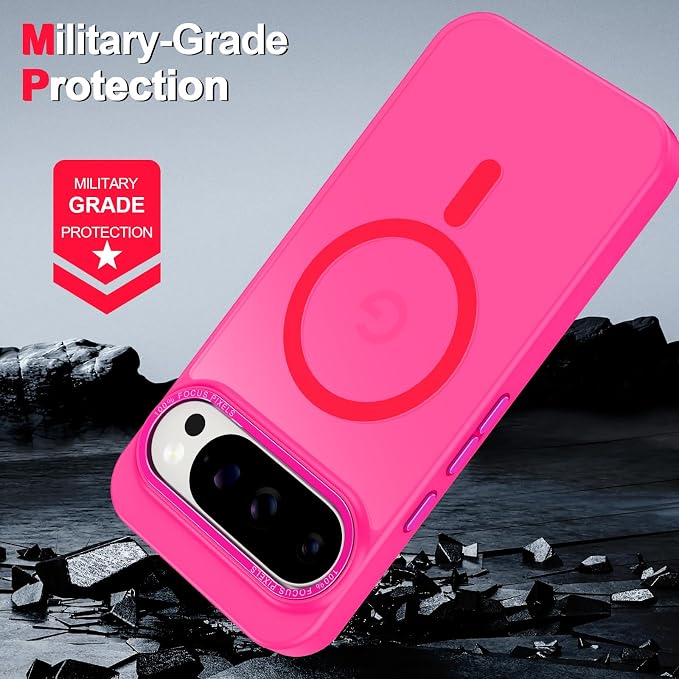Magnetic for Google Pixel 9 Pro XL Case, Shockproof Slim Translucent Matte - Image 6