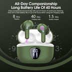 Wireless Earbuds, IP7 Waterproof in Ear Earphones, LED Display Ear buds - Image 5