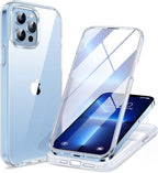 Miracase Glass Case for iPhone 13 Pro Max 6.7 inch, Upgrade Full-Body Clear by Miracase