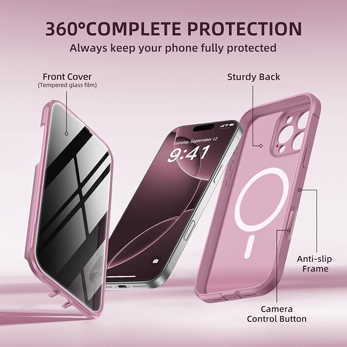 BERFY Magnetic for iPhone 16 Pro Case, Compatible - Image 9