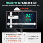 Magnetic 24 Inch Computer Privacy Screen - Image 2
