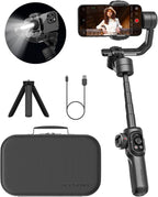 Gimbal Stabilizer for Smartphone, 3-Axis Industry-Standard Gimbal w/360°Rotation by AOCHUAN